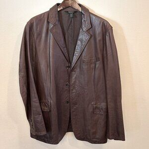 DKNY - Men's vintage leather jacket